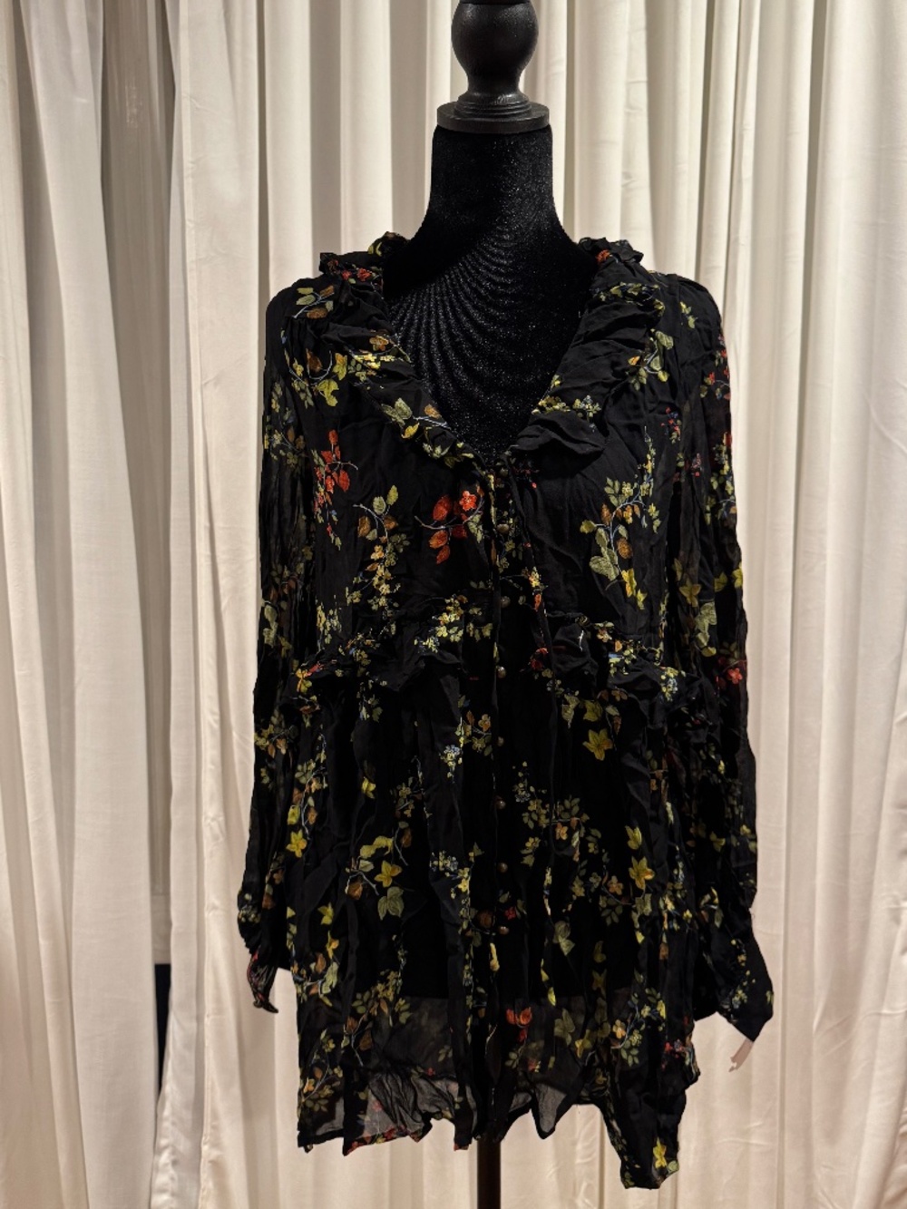 Anthropologie Maeve ruffled tunic